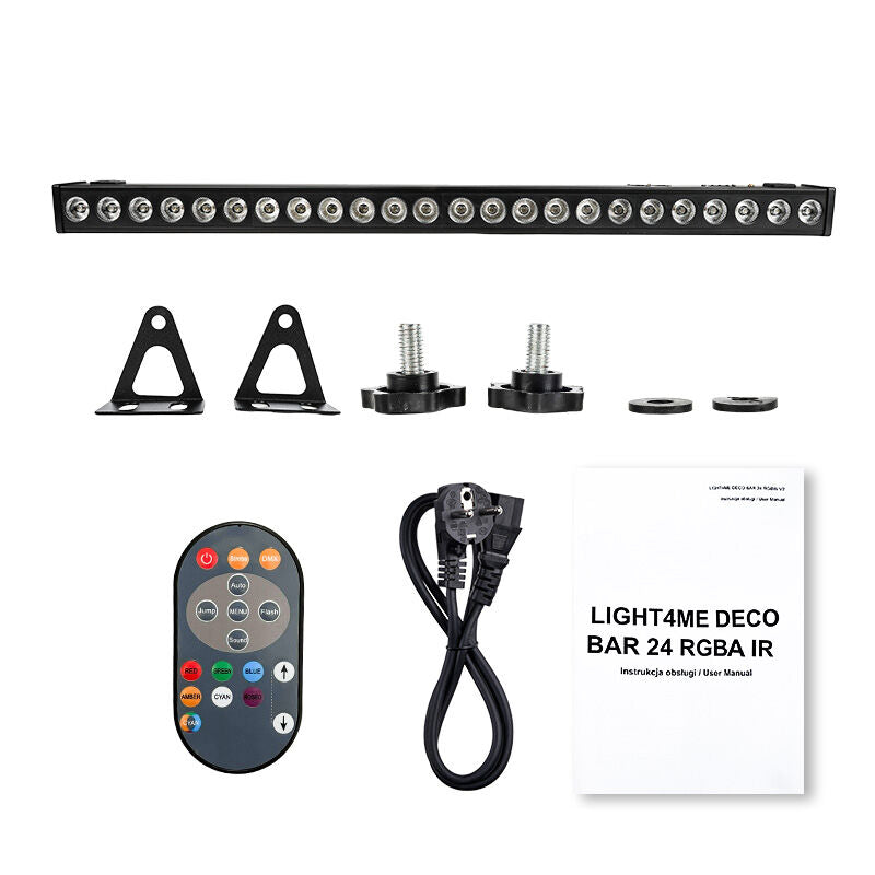 LIGHT4ME DECO BAR 24 RGBA Bande lumineuse IR