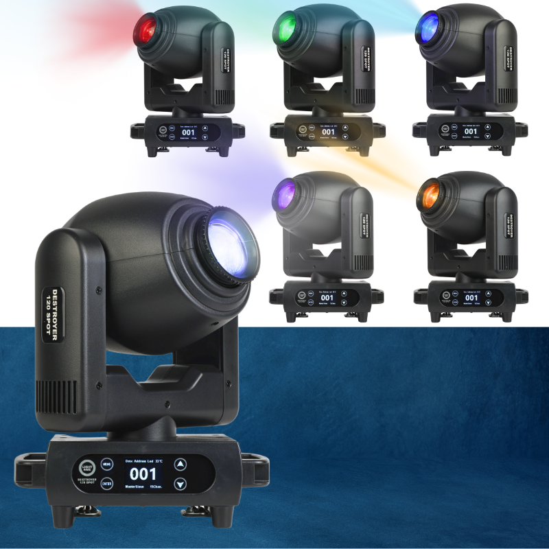 Light4Me Destroyer 120 W Spot Tâtes Mobiles LED