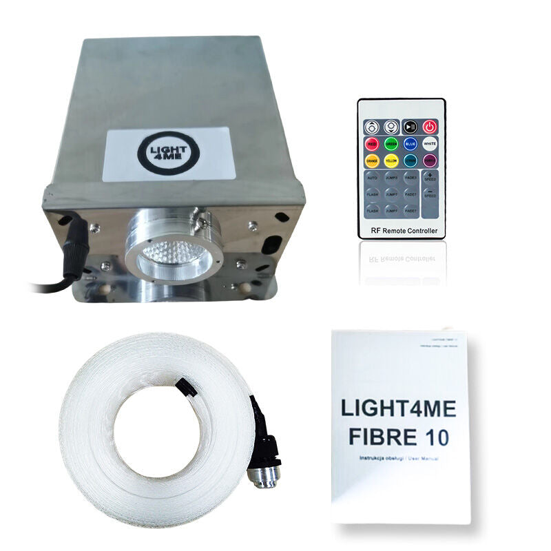 Light4Me FIBRE 10 RGB 10 mètres de rideau lumineux en fibre optique