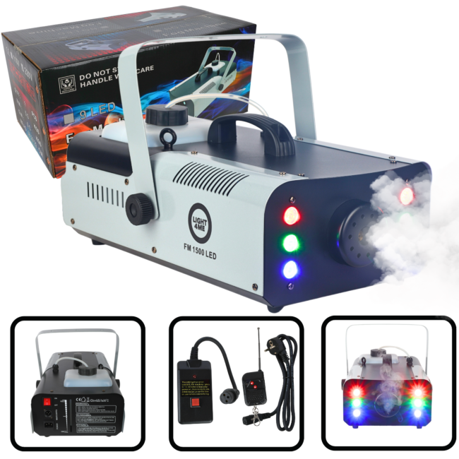 LIGHT4ME FM 1500 LED machine à brouillard