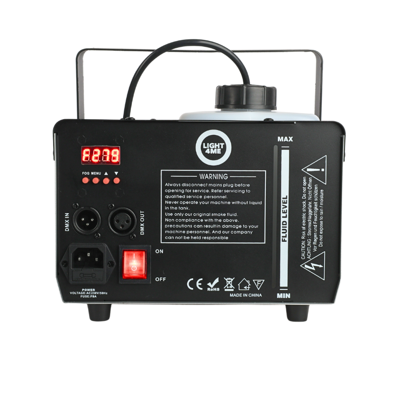 Light4Me FOG 1500 LED Machine à brouillard avec DMX