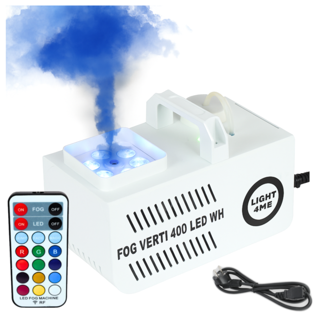 LIGHT4ME FOG VERTI 400 LED WH lille tågemaskine