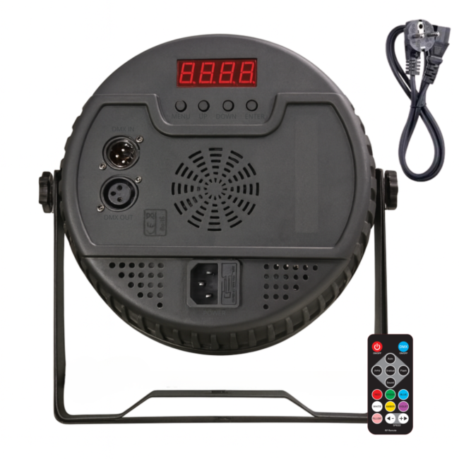 Light4Me Hex PAR Ring 18x6W RGBWA-UV