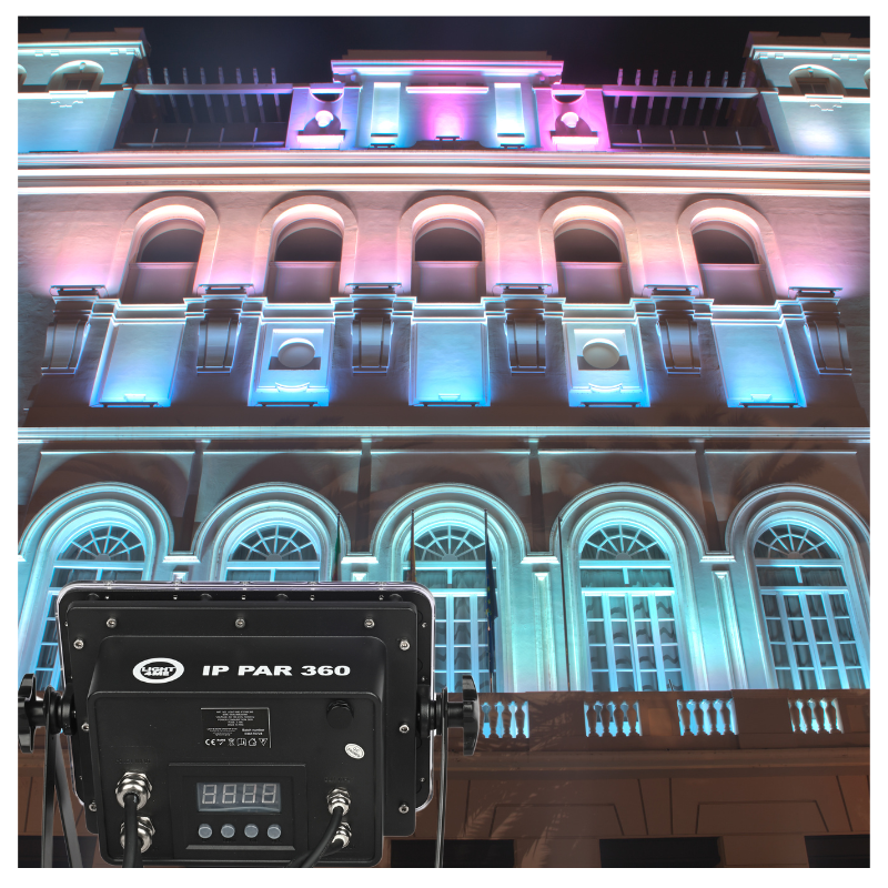 LIGHT4ME IP PAR 360 projecteur de scène à effet lumineux