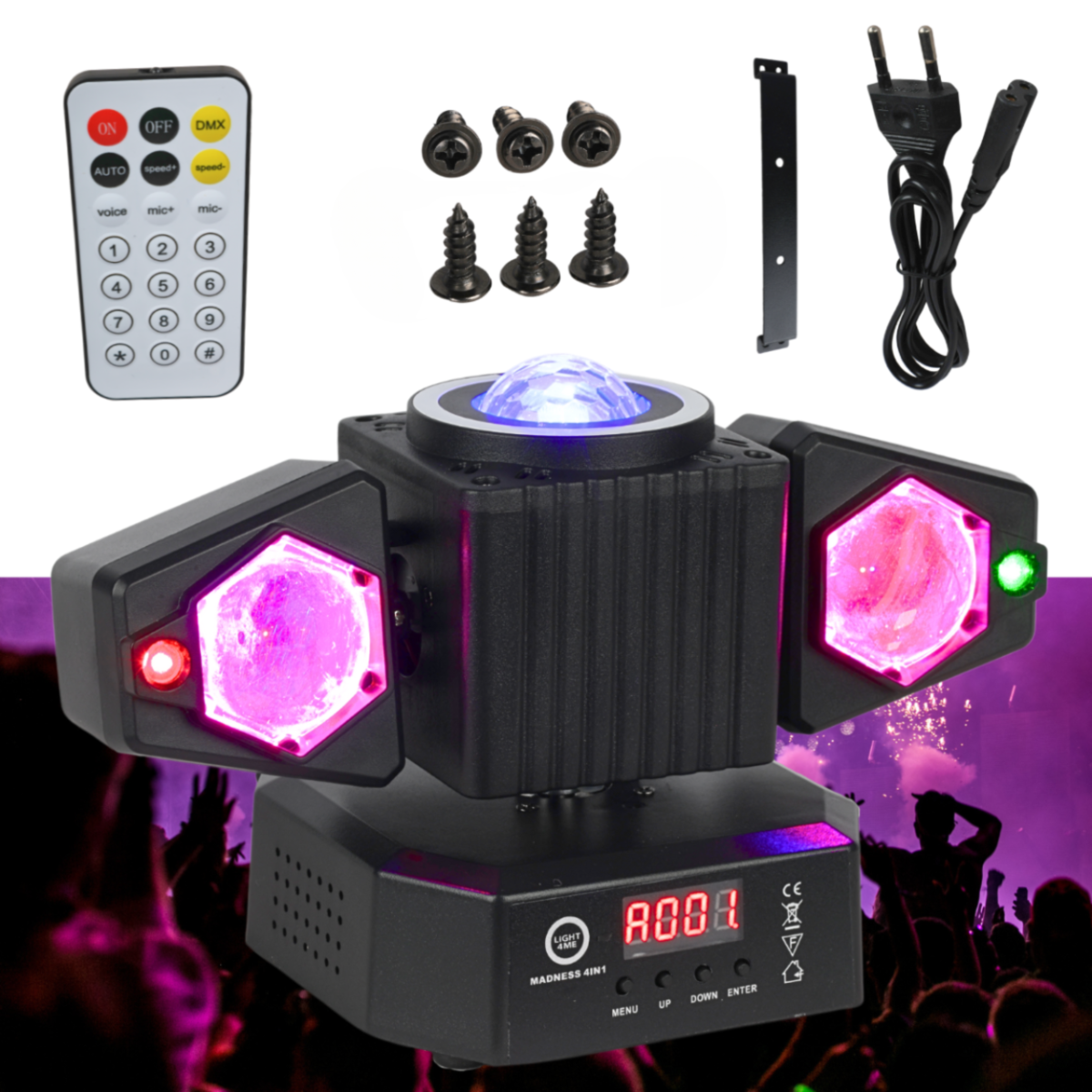 Light4Me Madness 4IN1 effet lumineux