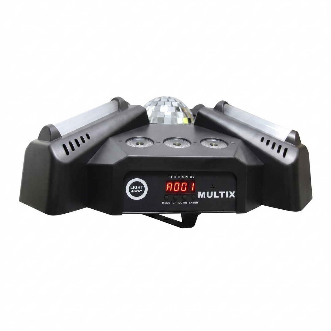LIGHT4ME MULTIX 3-en-1 lampe à effets LED scénique