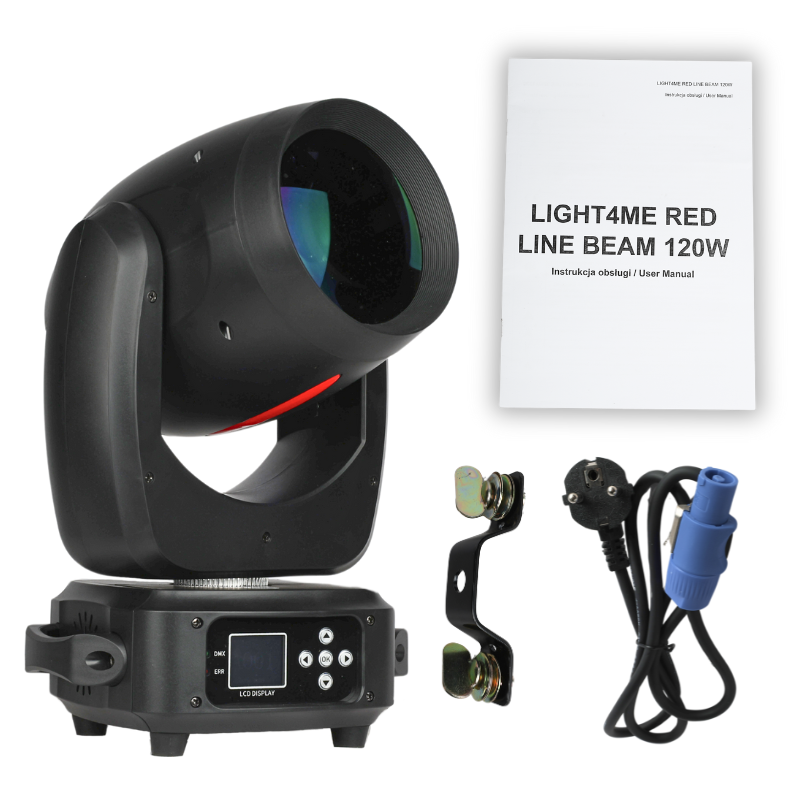 LIGHT4ME RED LINE BEAM 120W LED moving head axe