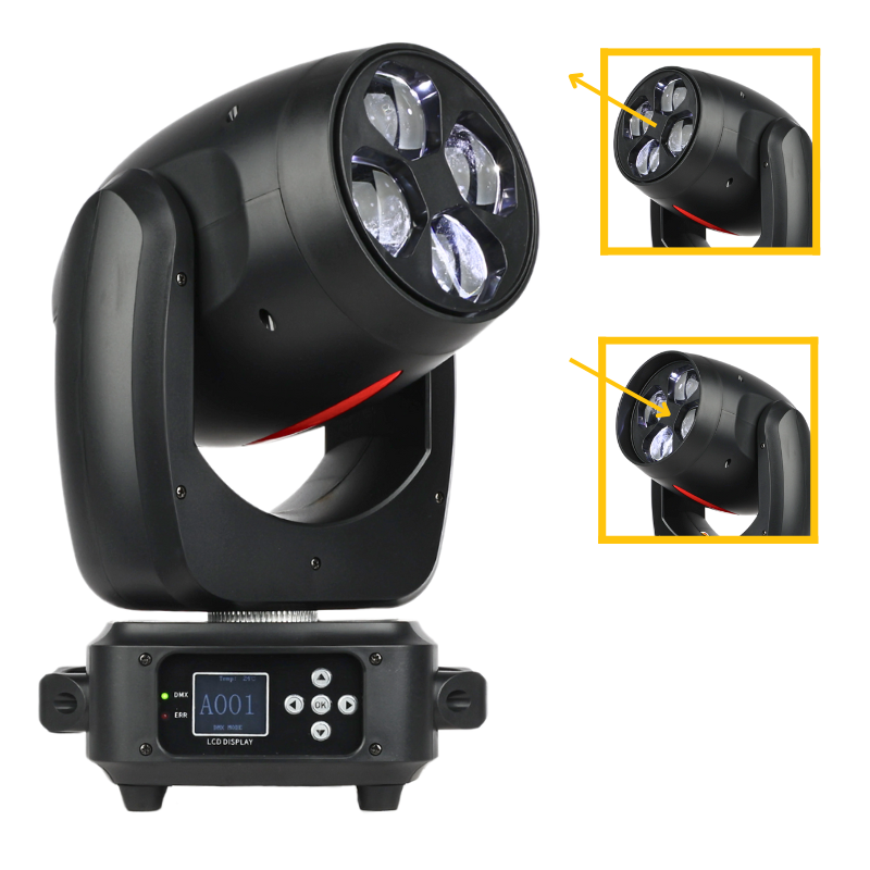 LIGHT4ME RED LINE WASH 4x40W LED movinghead