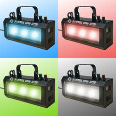 LIGHT4ME STROBE 60W RGB effet stroboscopique