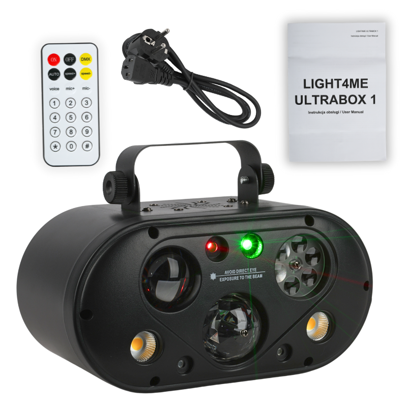 LIGHT4ME ULTRABOX 1 RGBA 6 LED lampe multieffet