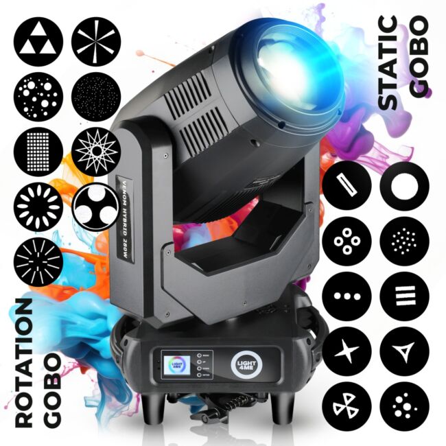 LIGHT4ME VENOM HYBRID 280W lyre hybride