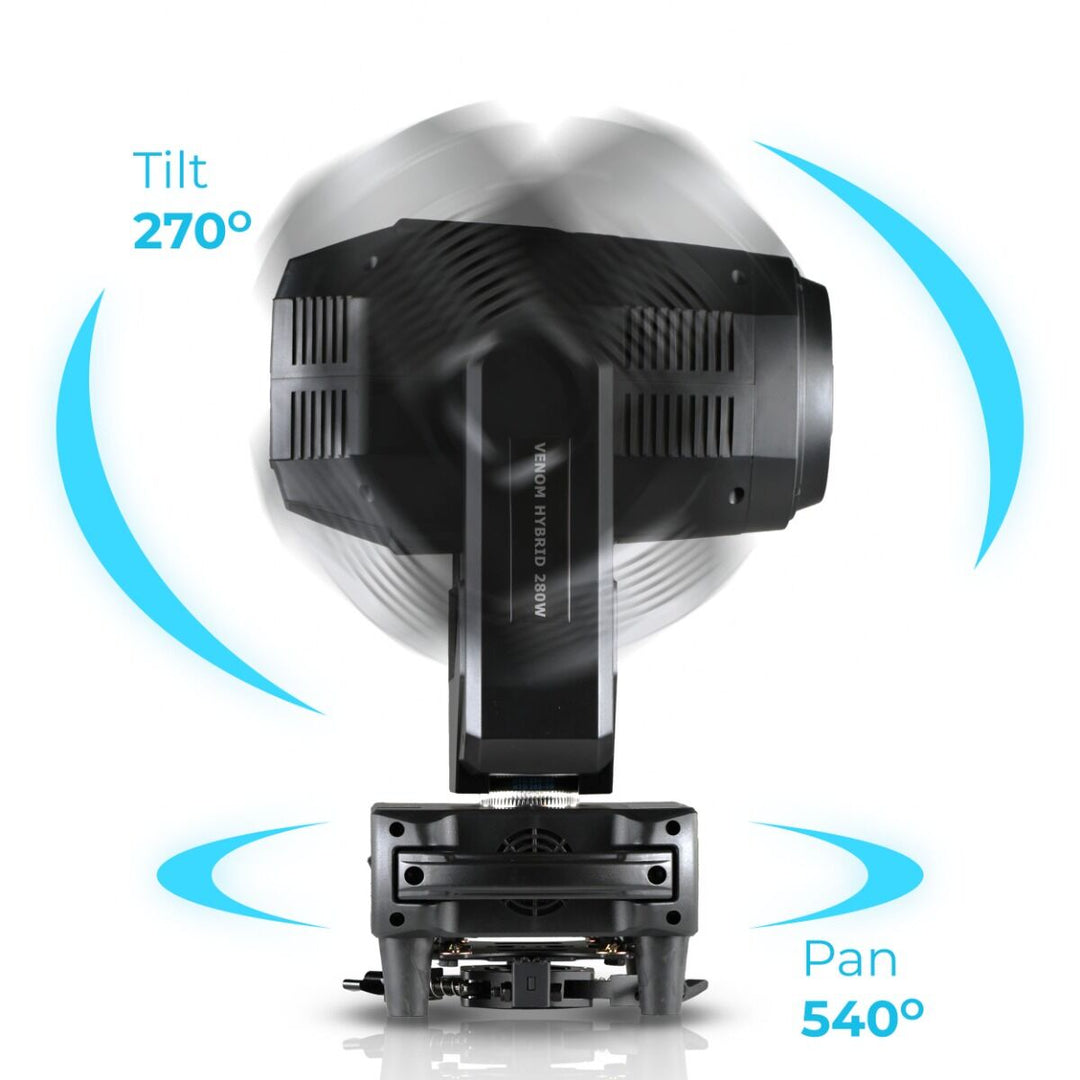 LIGHT4ME VENOM HYBRID 280W lyre hybride