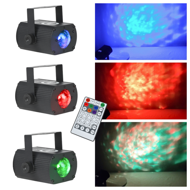 LIGHT4ME WATER WAVE projecteur d’effets lumineux