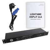 LIGHT4ME XSPLIT 2x4 DMX Splitter