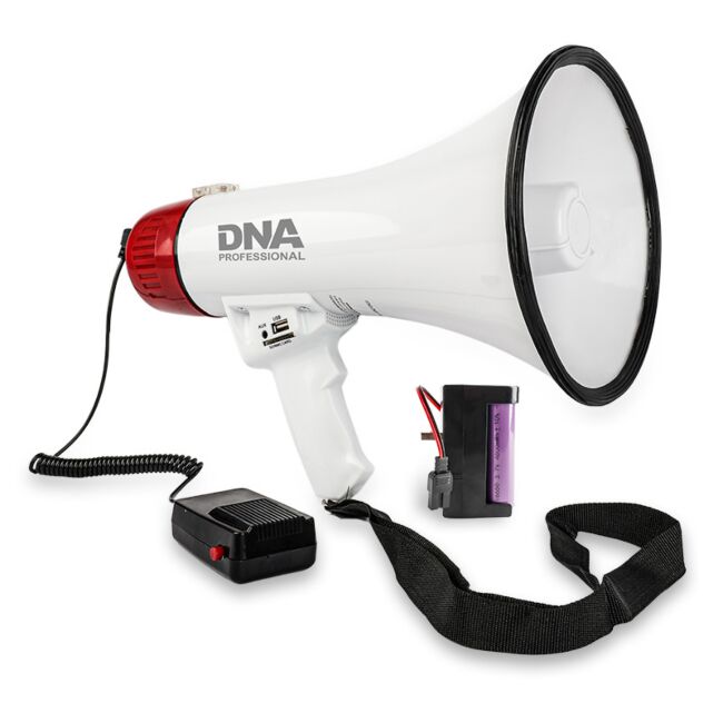 Mégaphone DNA MEGA1 30W avec Bluetooth, USB, AUX & MicroSD