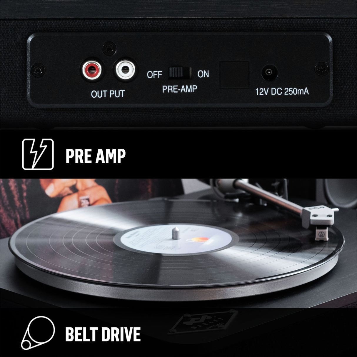 House of Marley Stir It Up Bluetooth Platine (Noir)