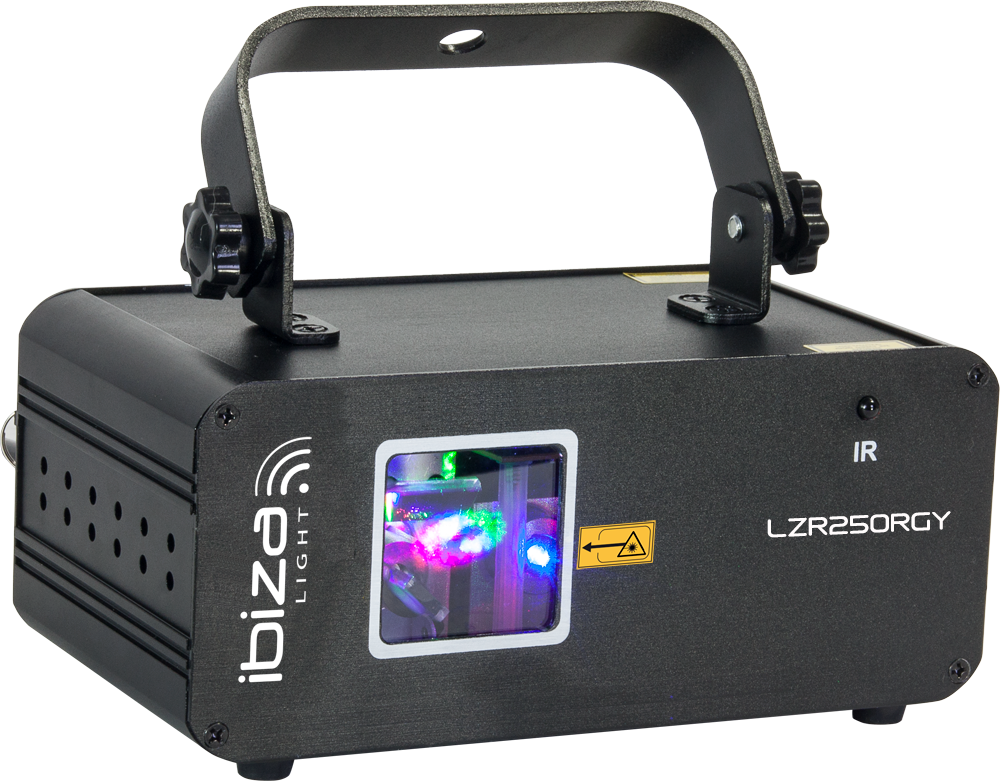 Ibiza LZR 250 RGY Laser light
