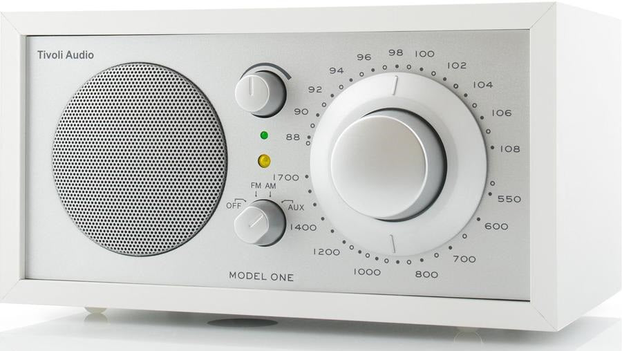 Tivoli Audio Model ONE Radio (Blanc/Argent)