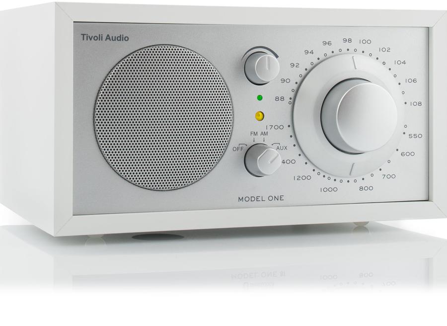 Tivoli Audio Model ONE Radio (Blanc/Argent)