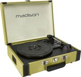 Madison Vintage Turntable with Bluetooth (Green)