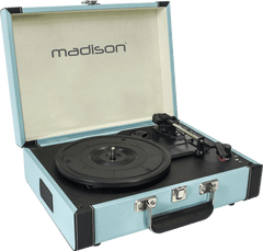 Madison Vintage Pladespiller m. Bluetooth (Bleu Clair)