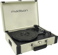 Madison Vintage Pladespiller m. Bluetooth (Crème)