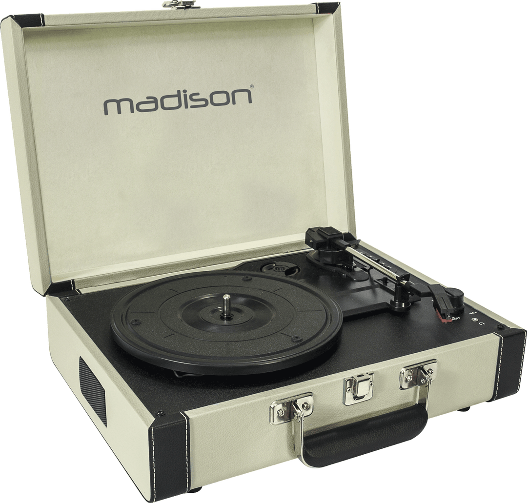 Madison Vintage Pladespiller m. Bluetooth (Crème)