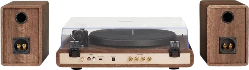 Crosley C65 Platine vinyle avec haut-parleurs, noyer
