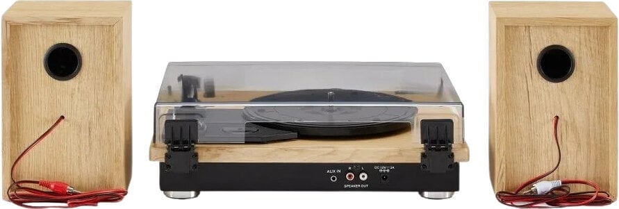 Crosley Brio Platine vinyle avec haut-parleurs, naturel