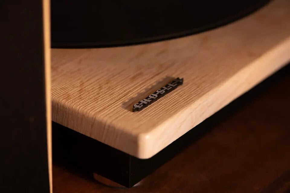 Crosley Brio Platine vinyle avec haut-parleurs, naturel