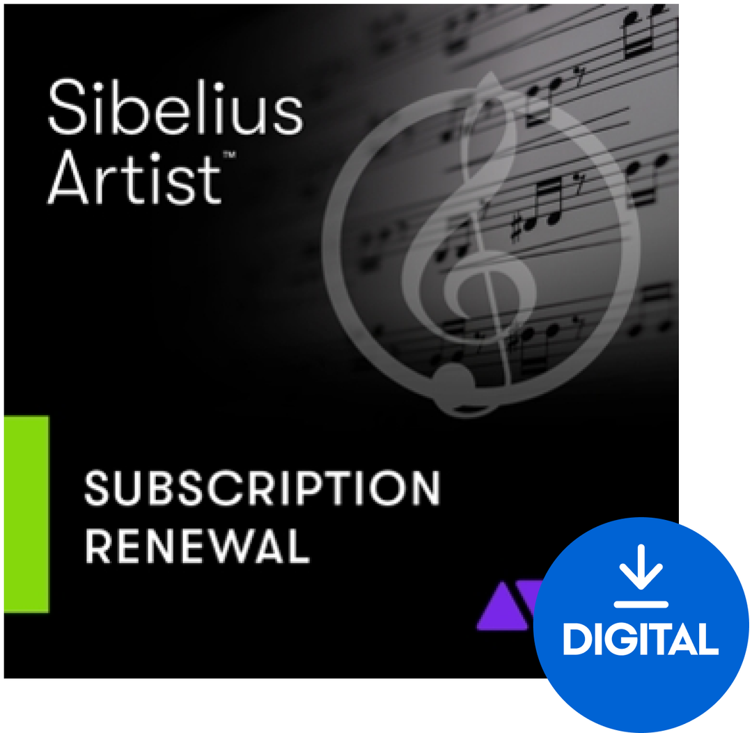 Sibelius Artist renouvellement de l'abonnement