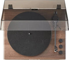 Crosley Stave Platine vinyle, noyer