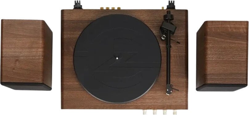 Crosley C65 Platine vinyle avec haut-parleurs, noyer