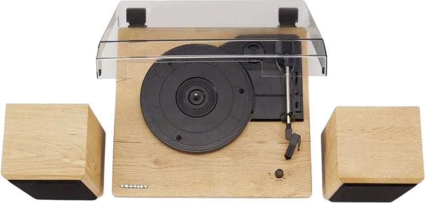 Crosley Brio Platine vinyle avec haut-parleurs, naturel