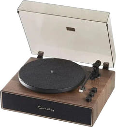 Crosley Stave Platine vinyle, noyer