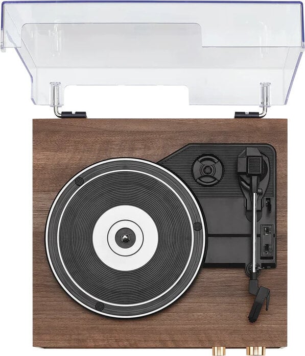 Crosley Miles Platine vinyle, noyer