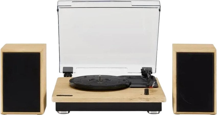 Crosley Brio Platine vinyle avec haut-parleurs, naturel