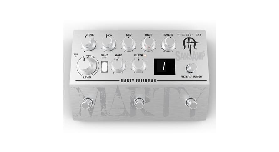 Tech 21 SansAmp MF1 préampli pour guitares, Marty Friedman
