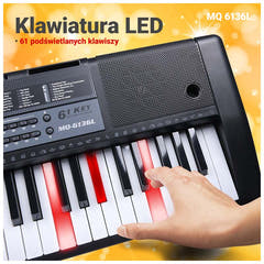 MQ 6136L clavier d’orgue et de piano avec microphones pour enfants