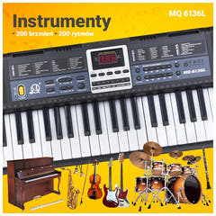 MQ 6136L clavier d’orgue et de piano avec microphones pour enfants