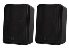 Enceinte murale RCF 2 voies 5" ensemble (2 pièces) 60W 100 V IP55, Noir