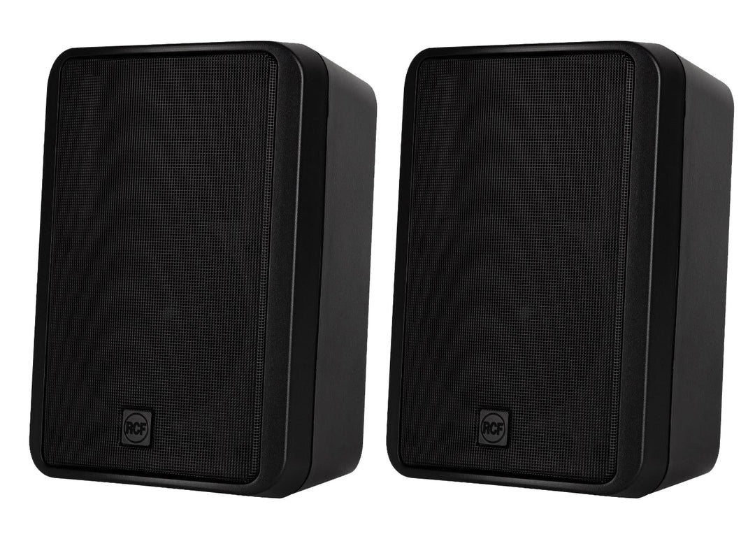 Enceinte murale RCF 2 voies 5" ensemble (2 pièces) 60W 100 V IP55, Noir