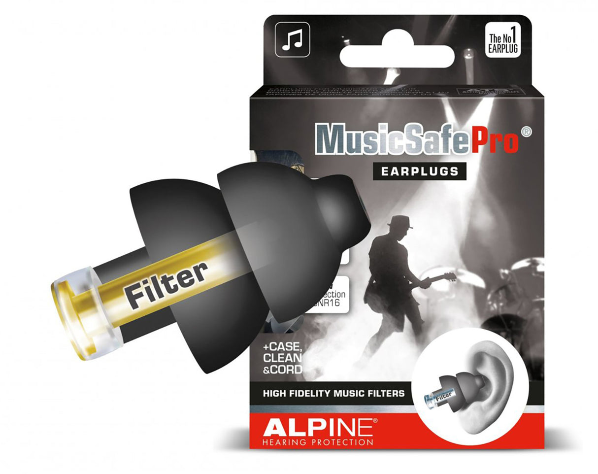 Alpine MusicSafe Pro Black earplugs