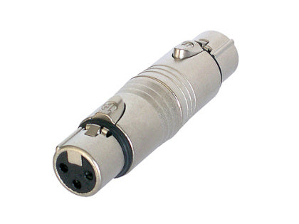 Neutrik Adaptateur Connecteur XLR Femelle vers XLR Femelle