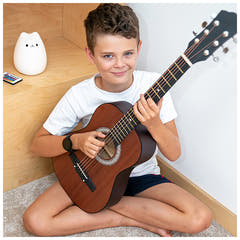 Guitare acoustique pour enfants 1/2 – Noir mat