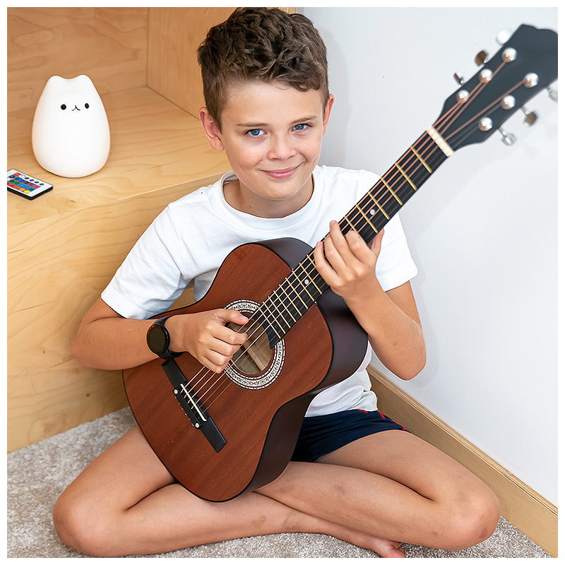 Guitare acoustique pour enfants 1/2 – Noir mat
