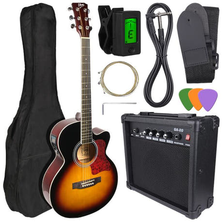 V-TONE EAG SET SB guitare électroacoustique + amplificateur, Sunburst