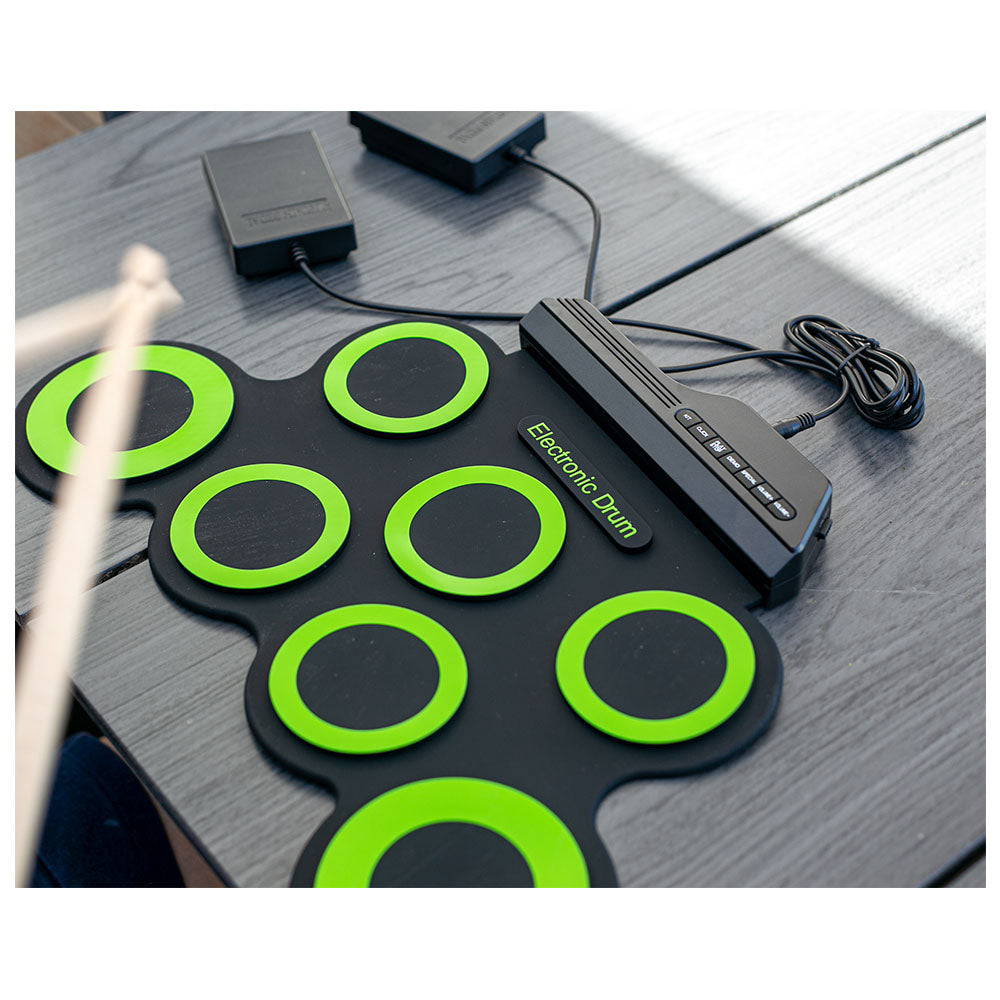 Ensemble de batterie électronique enroulable