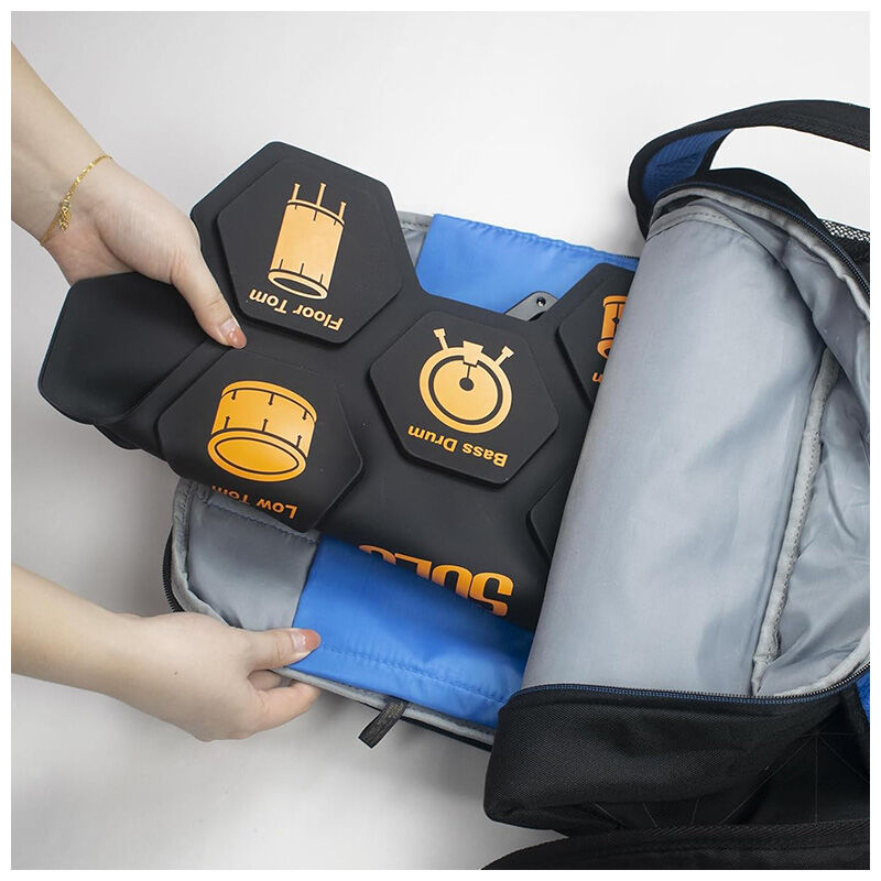 Ensemble de batterie électronique Roll-Up USB-C MP3