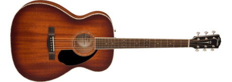 Fender PO-220E Orchestra Guitare Western (Aged Cognac Burst)